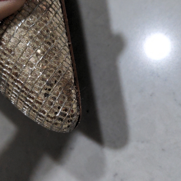 SAM EDELMAN ORELLO GOLD SHIMMER HIGH HEELS - Picture 9 of 10